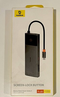 Baseus 10-in-1 USB HUB Docking Station USB Adapter Ethernet Port Like UGREEN