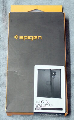 SPIGEN LG G6 WALLET S BLACK FOLIO CASE - A21CS21242