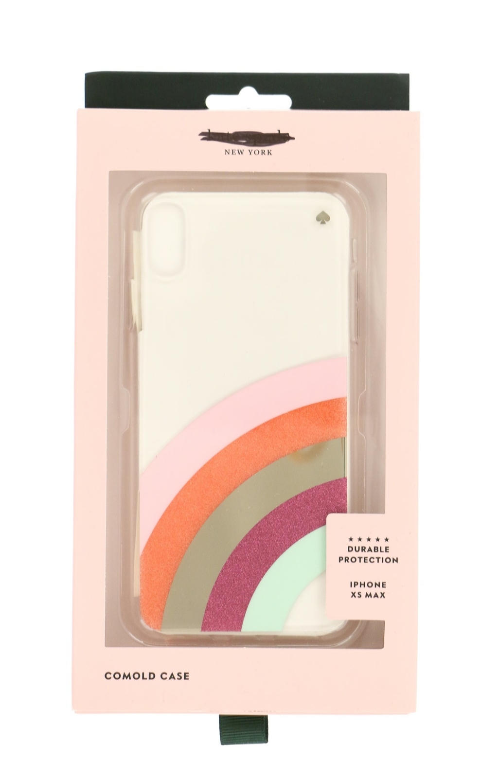 Kate Spade New York 250761 Womens Glitter rainbow Iphone xs Max Case Multi