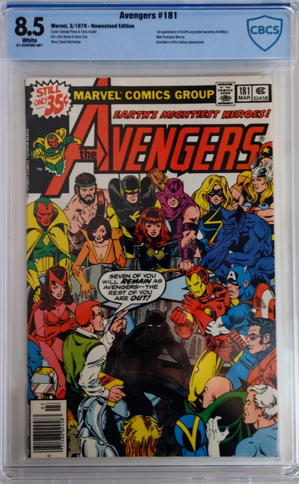 Avengers_Amさん専用 AVENGERS #181 CBCS 8.5 KEY 1'ST SCOTT LANG ANT-MAN NEW LINE