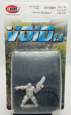 i-KORE VOID 1.1 11102 Viridian Marine Sergeant SEALED OOP METAL MINIATURE