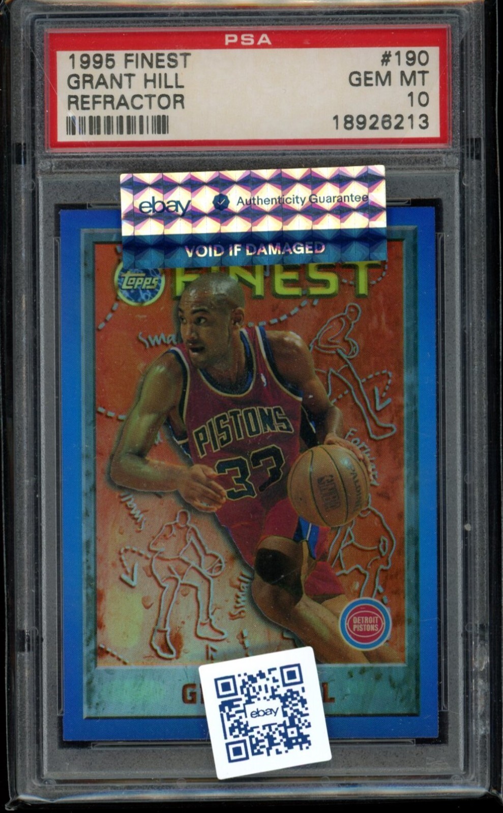 その他 Topps Finest Refractor Grant Hill /289 Topps Finest Refractor Grant Hill /289