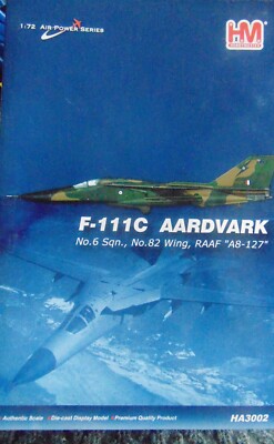 Hobby Master F-111C Aardvark No. 6 SQN No. 82 Wing RAAF - A8-127 - HA3102