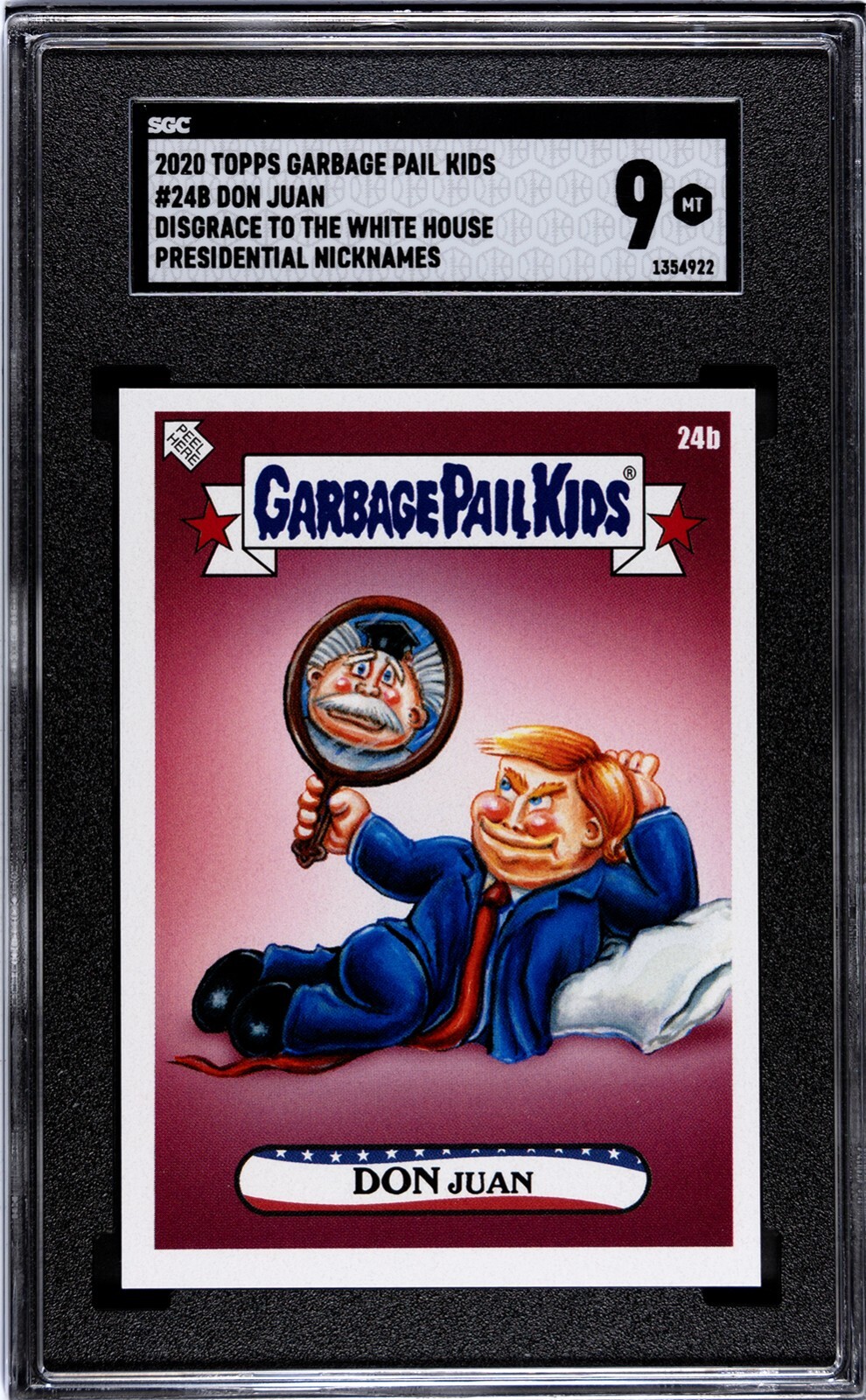 GPK Garbage Pail Kids DON JUAN Donald TRUMP Graded SGC 9
