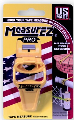 MeasurEZ PRO Tape Measure Adapter 4 Irregular Surfaces, Pipe, Fence, Contractor
