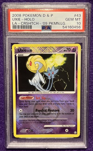 y♡⃛u PSA 10 2008 Pokémon D & P Uxie - Holo LA - Crshtch - '09