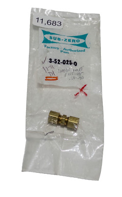 Sub-Zero 3520250 Refrigerator White Inlet Fitting