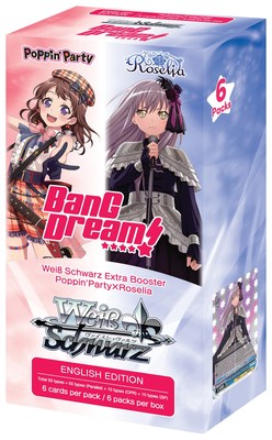 Дополнительный бустер от Weiss Schwarz Poppin Party x Roselia Box