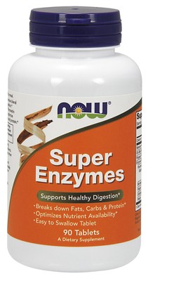 Now Foods Super Enzymes 90 таблеток