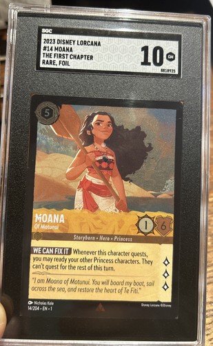 Disney Lorcana Moana プロモ　PSA10 連番モアナ Disney Lorcana Moana プロモ PSA10 連番モアナ - メルカリ