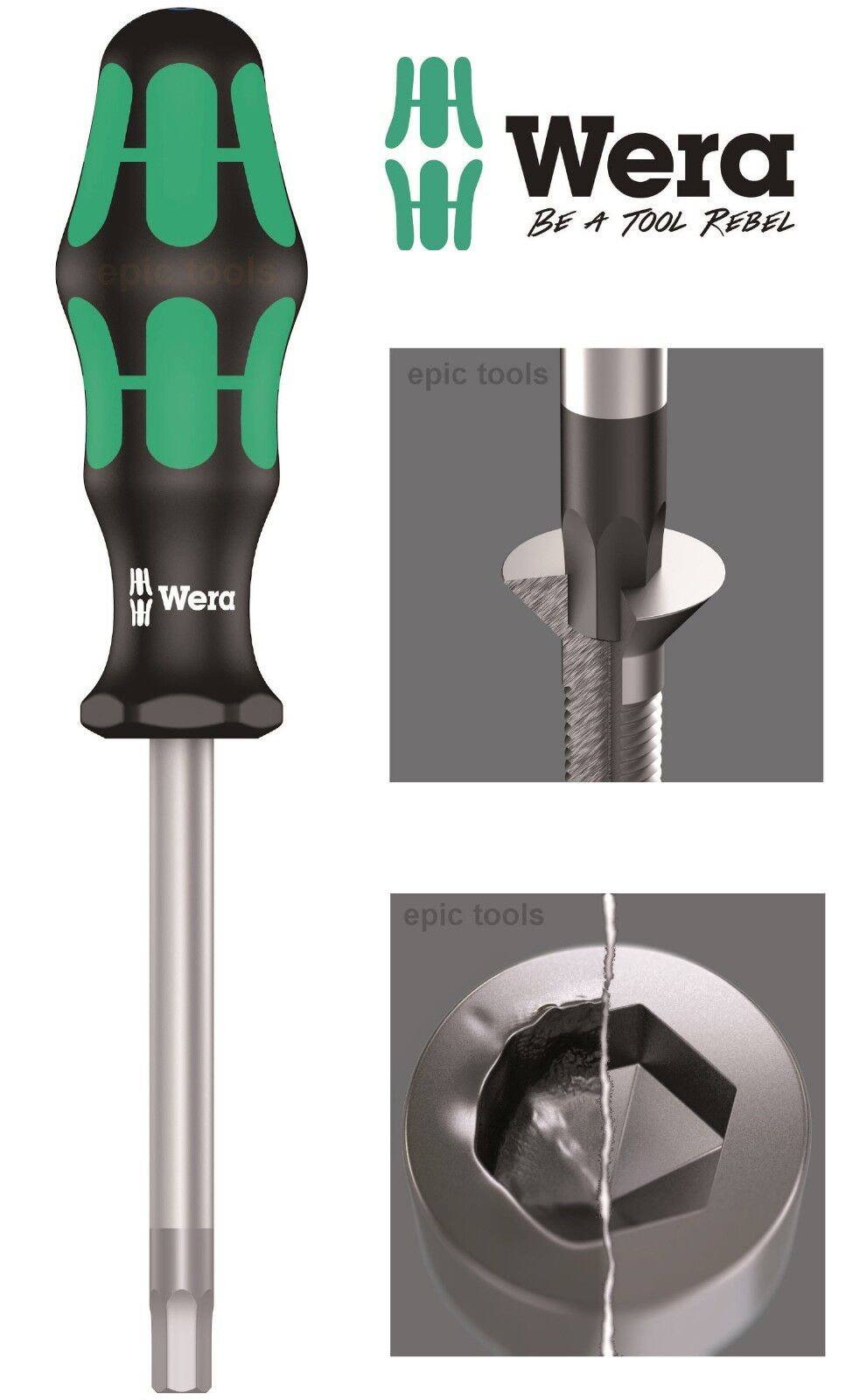 Wera-Kraftform 2035 tournevis micro fentes astuce 1,2 mm x 40mm