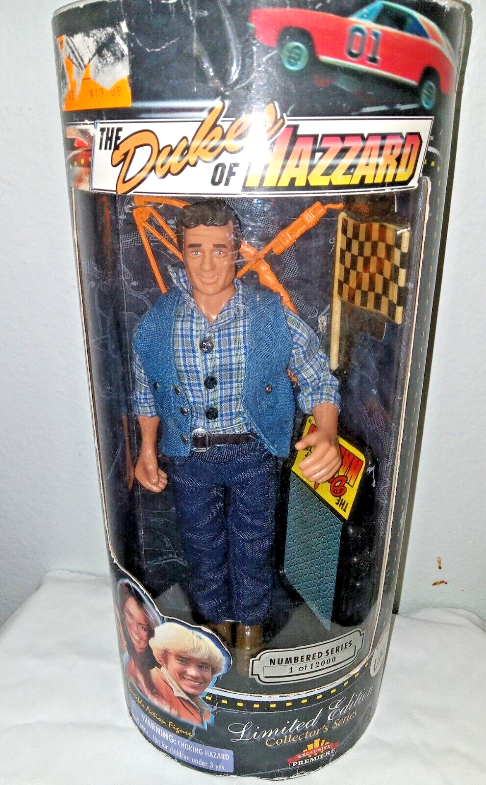 DUKES OF HAZZARD Action Figure LUKE DUKE -Exclusive Premier