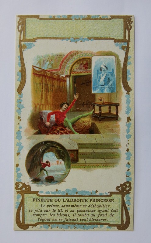 Finette Adroite Princesse , Carte Postale, Chromo Ancien, Chromo Carte Postale