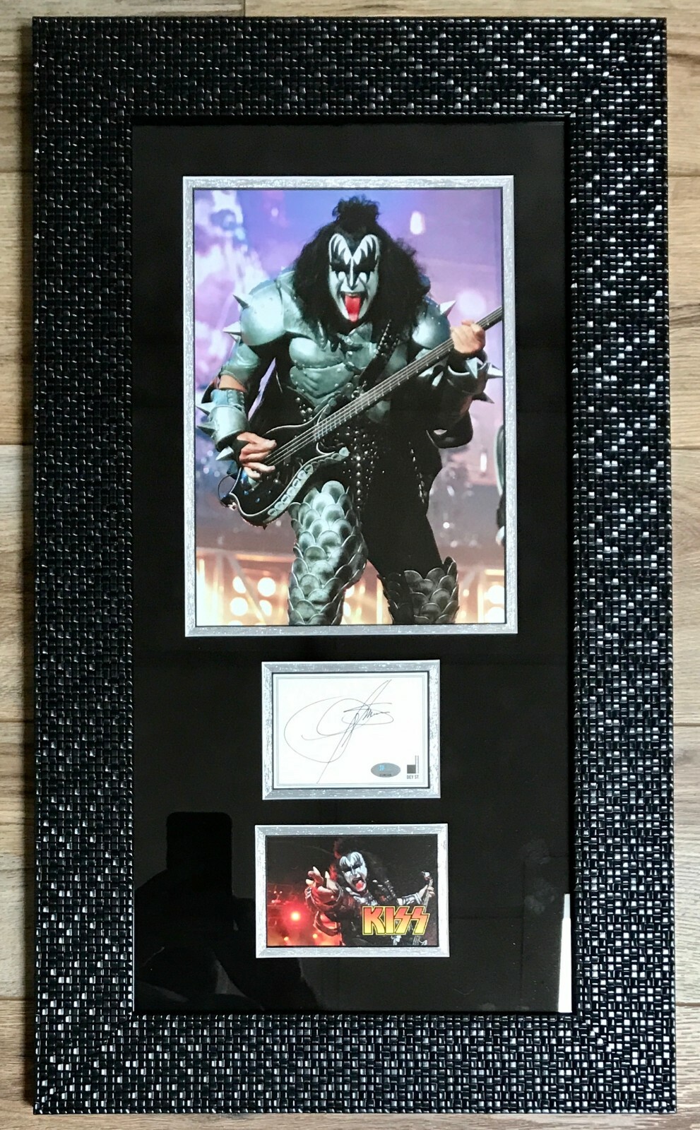 KISS キッス Gene Simmons ジーンシモンズ 直筆サイン KISS キッス 直筆サイン入りレコード ジーン・シモンズ ポール