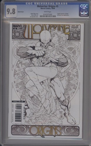 WOLVERINE: ORIGINS #5 - JOE QUESADA SKETCH VARIANT - CGC 9.8