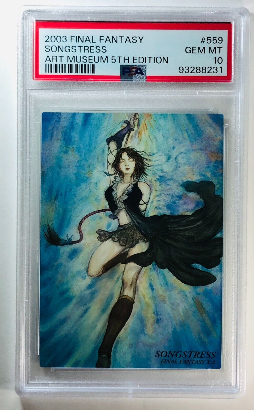 PSA 10 Songstress/ Yuna #559 2003 Final Fantasy Art Museum PSA 10 Songstress/ Yuna #559 2003 Final Fantasy Art Museum