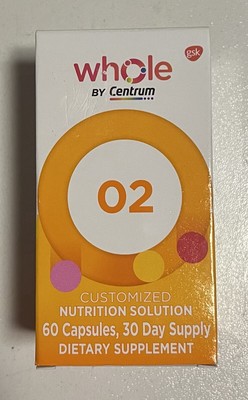 Whole By Centrum 02 Blend Capsules Supplement 60 Count