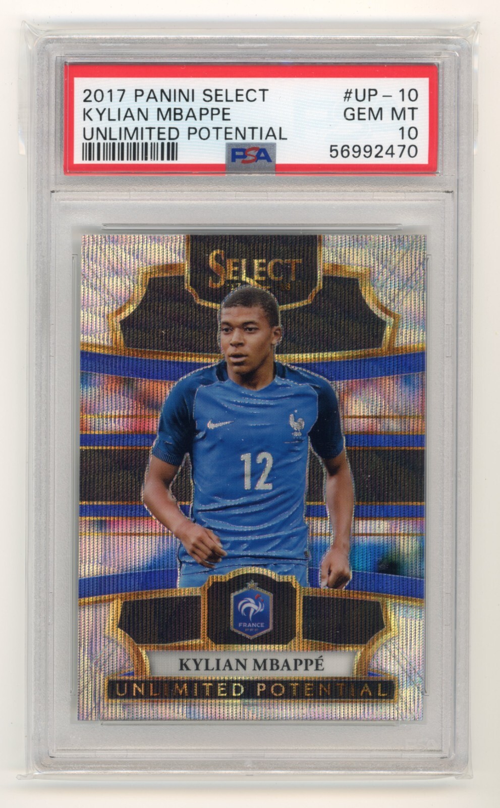 その他 mbappe psa10 PSA 10 2017 Panini Select UP10 Unlimited Potential Kylian