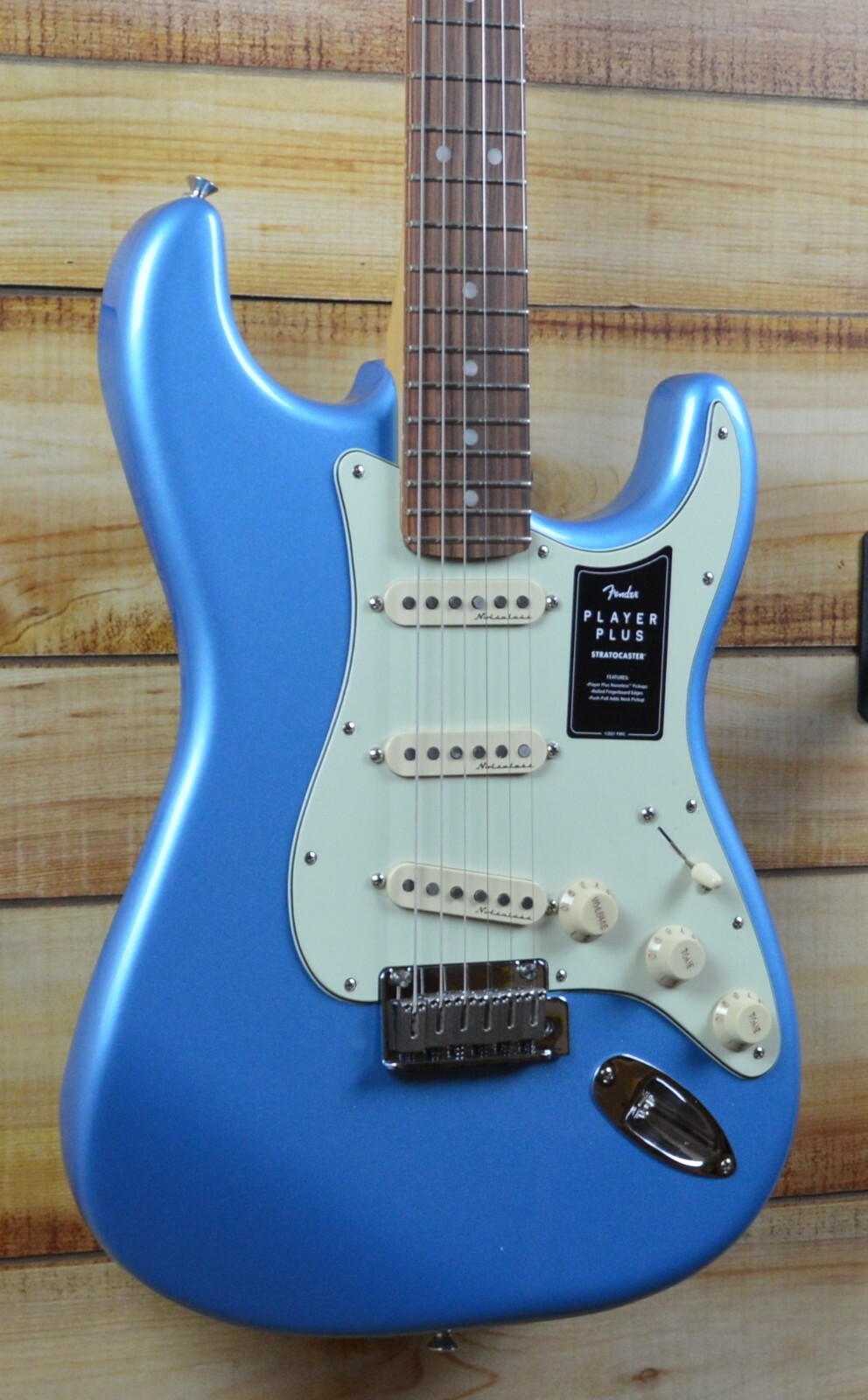 New Fender Player Plus Stratocaster Opal Spark w/Soft Case