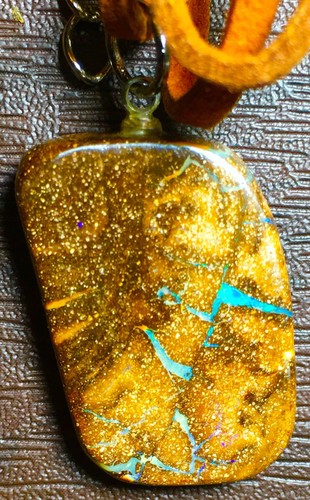 Australian Opal Necklace -GREAT GIFT- *Handmade* (iCandy Jewellery) (#016)