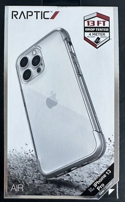 New Raptic Air iPhone 13 Pro Clear Protective Case Drop Proof Wireless Charging