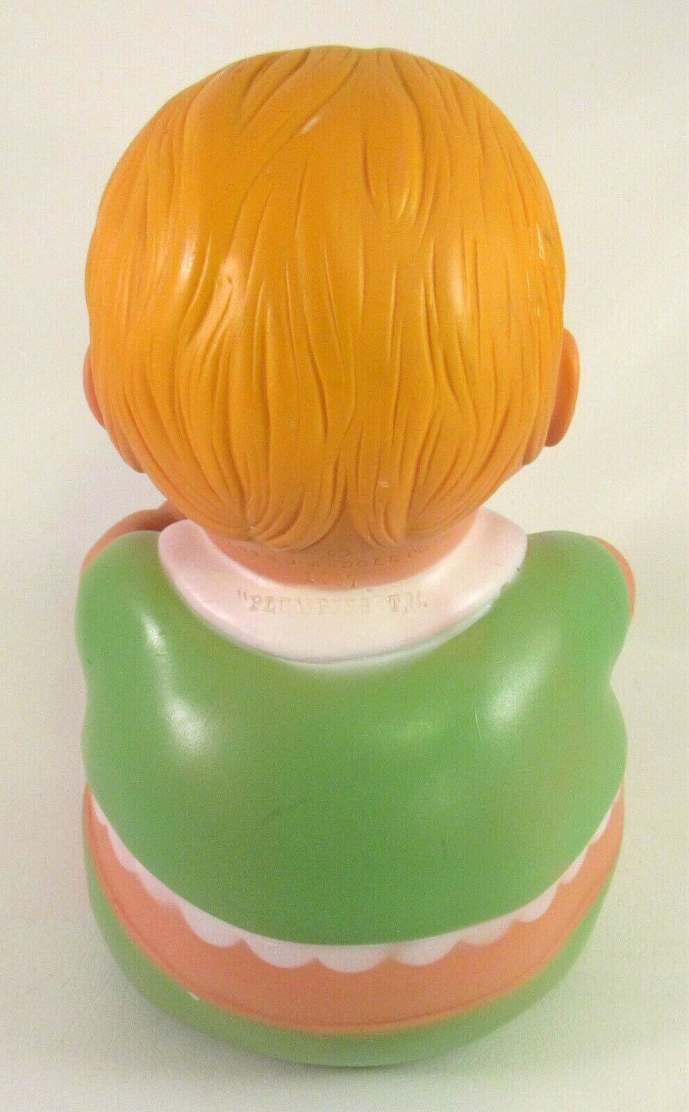 Vintage 1967 Uneeda Doll Plumpees Green Boy 8.5
