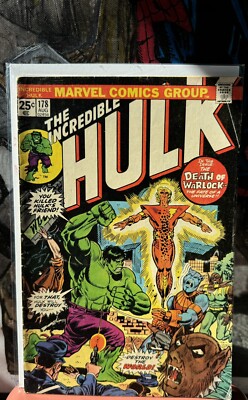 Incredible Hulk Vol. 1 # 178 Marvel 1974 Bronze Age   Rebirth Of Adam Warlock