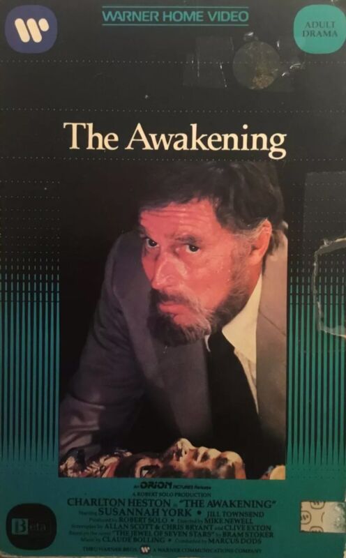 The Awakening (Betamax, 1981) Charlton Heston Susannah York - Big Box - Rare