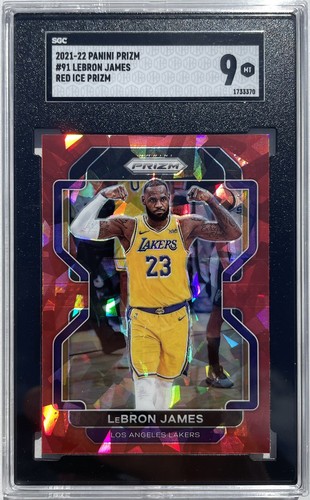 その他 2021 Prizm LeBron James NBA PSA 9 2021-22 Panini Prizm Update Optic 75 Years of the NBA #1
