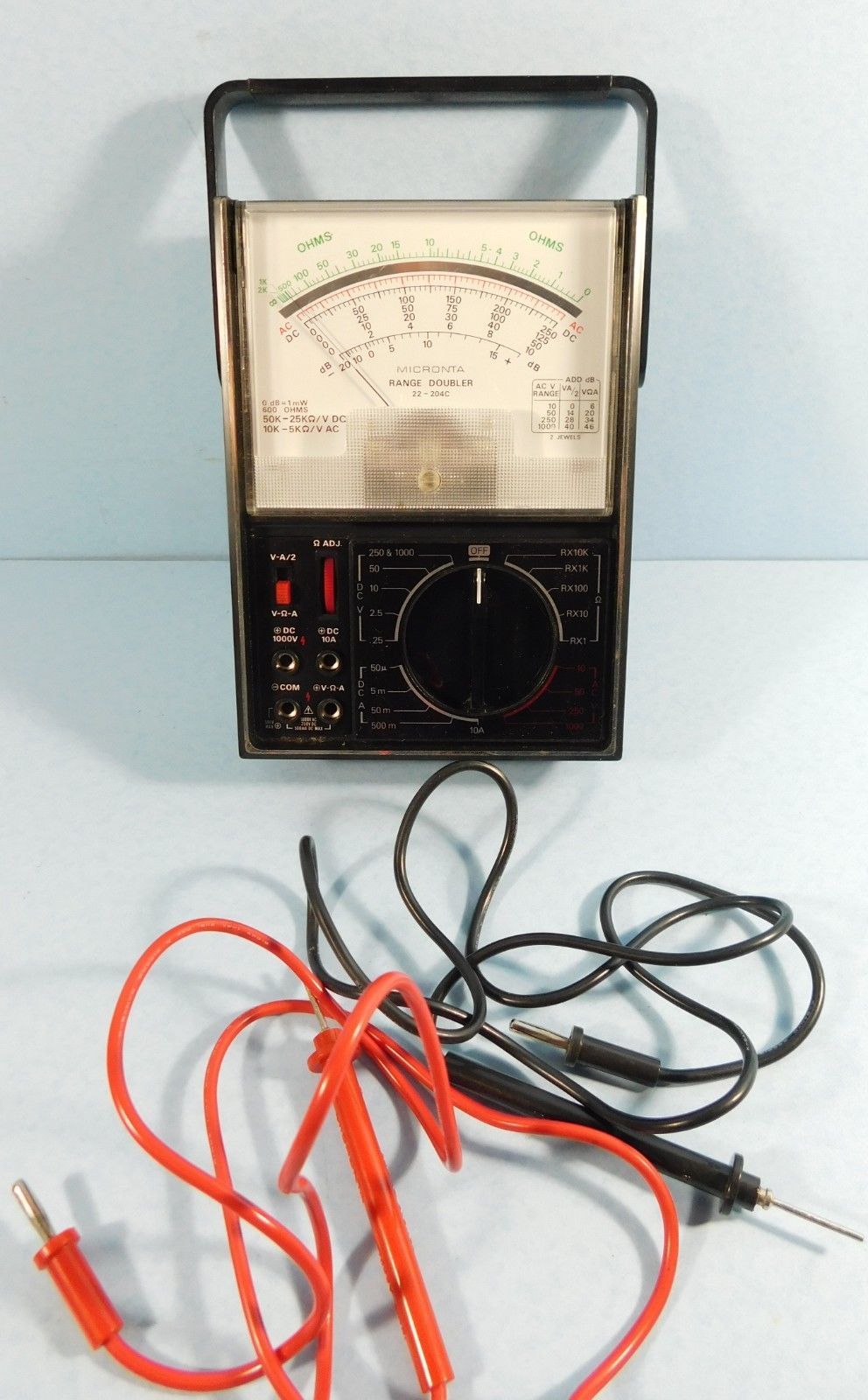 Micronta 22-204c Range Doubler Multitester 43 Ranges 50k V DC for sale  online | eBay