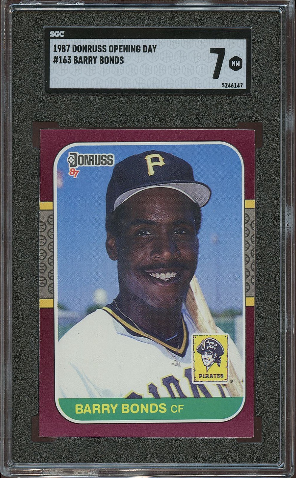 Barry Bonds 1987 Donruss Opening Day Rookie RC Pittsburgh