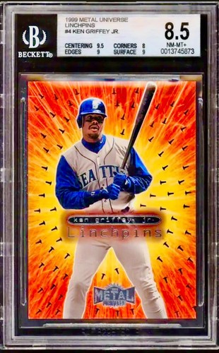 ✨1999 METAL UNIVERSE ⚾️LINCHPINS DIECUT #4 KEN GRIFFEY JR