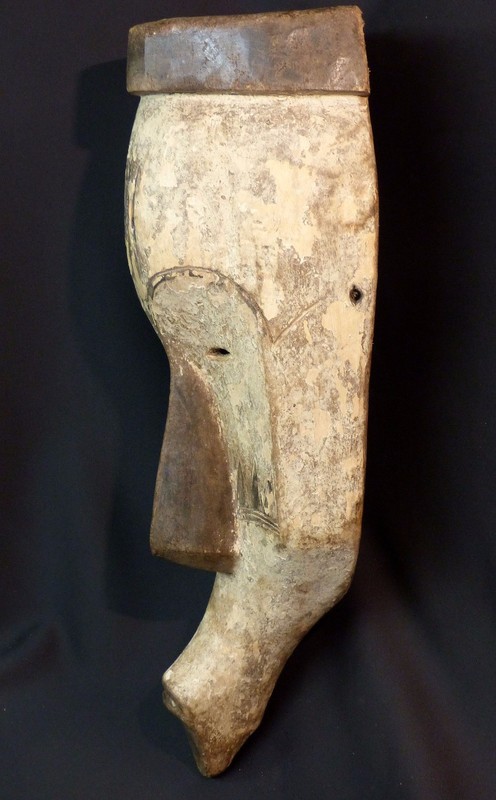 Aa Art Africain Grand Masque Ancien Fang Ngil Gabon 53cm SpiritualitÃ© Force    