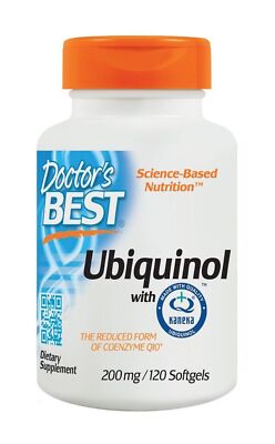 Doctors Best Best Ubiquinol с участием Kanekas QH (200 мг) 120 мягких капсул