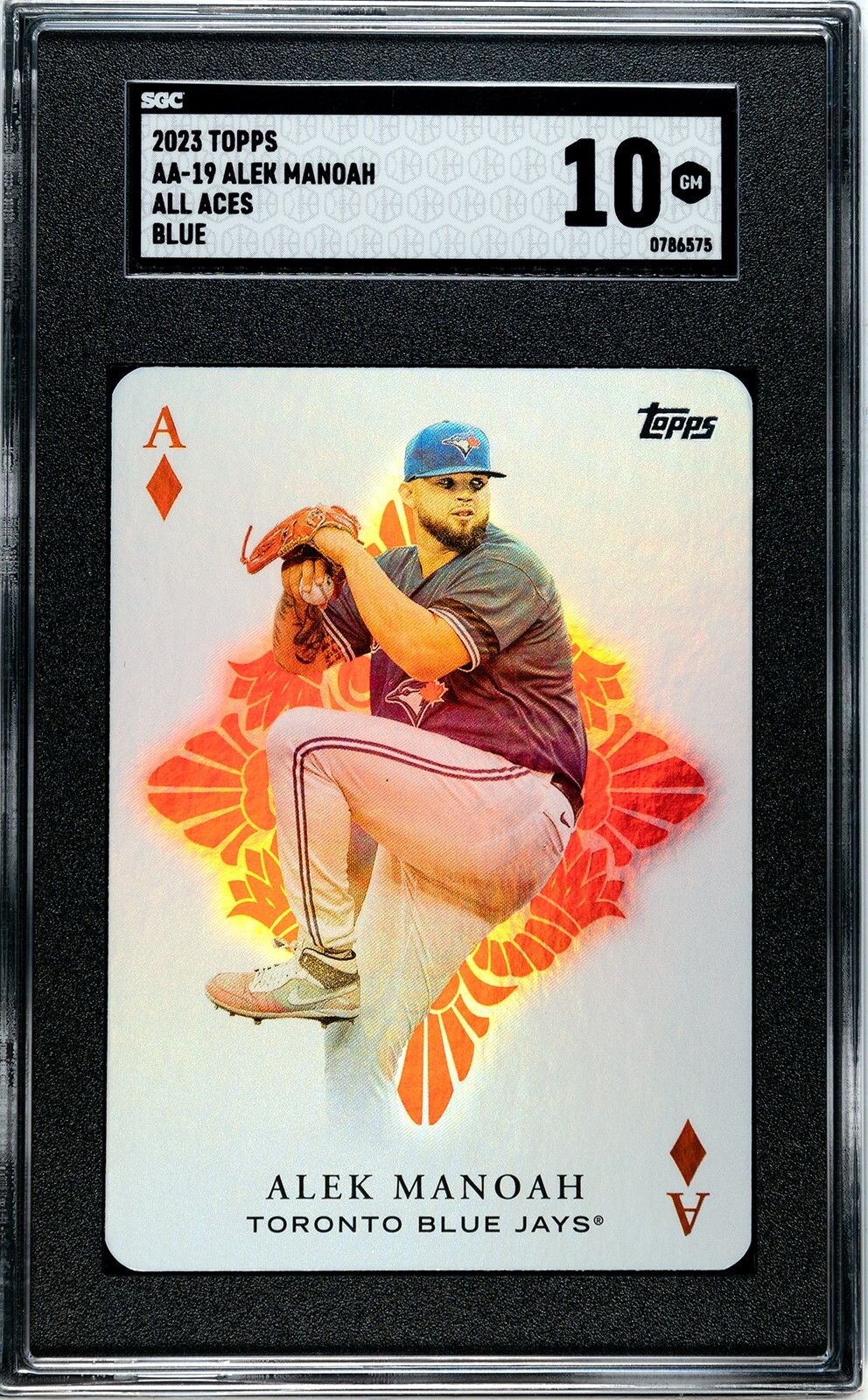 ⭐︎noa⭐︎ 2023 Topps AA-19 Alex Manoah All Aces BLUE SGC 10 GEM MINT