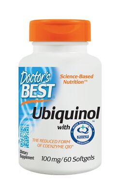 Doctors Best Ubiquinol with Kanekas QH (100 мг) 60 капсул