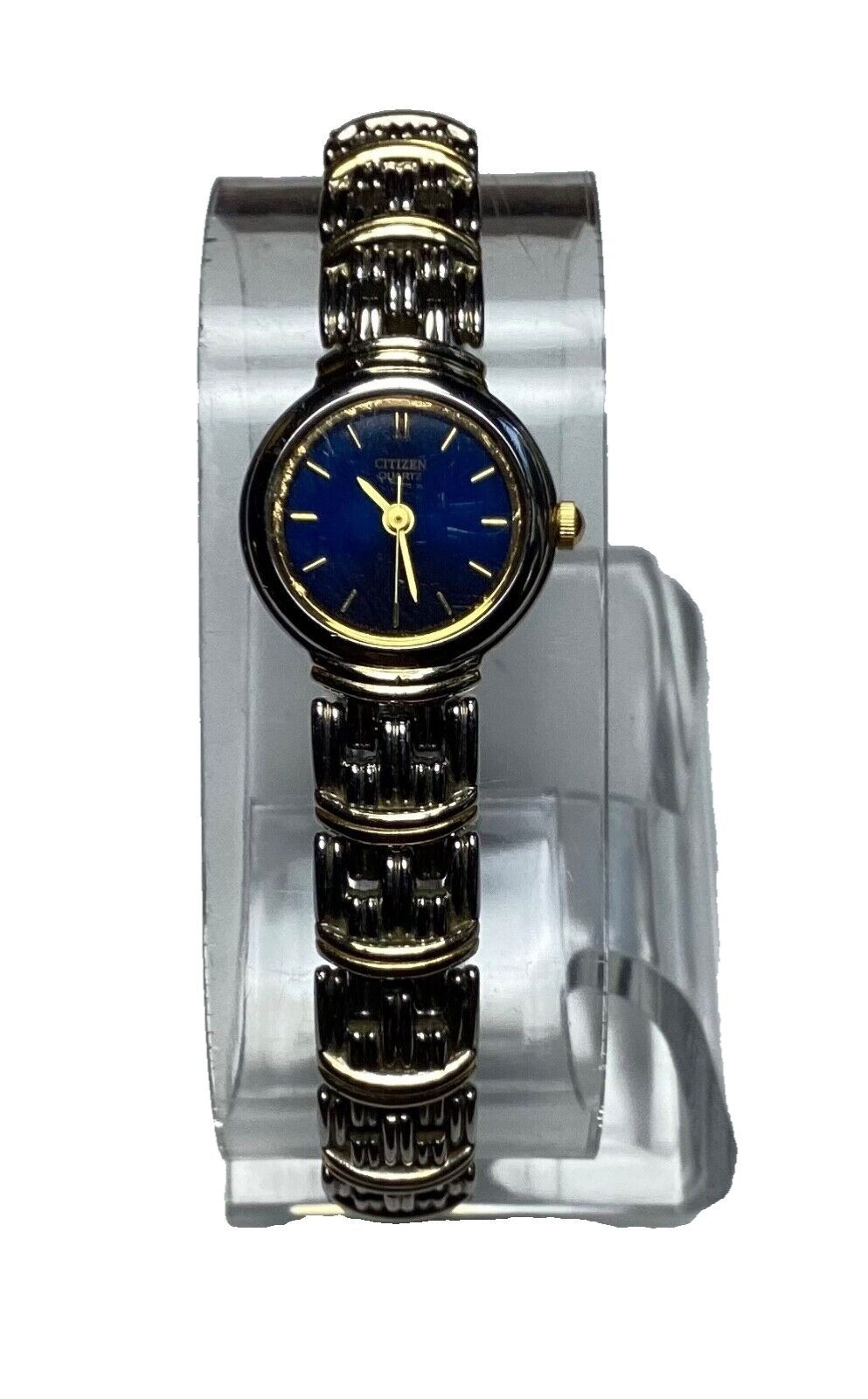 Citizen Womens Watch 5930-S72242 Two Tone Blue New Battery