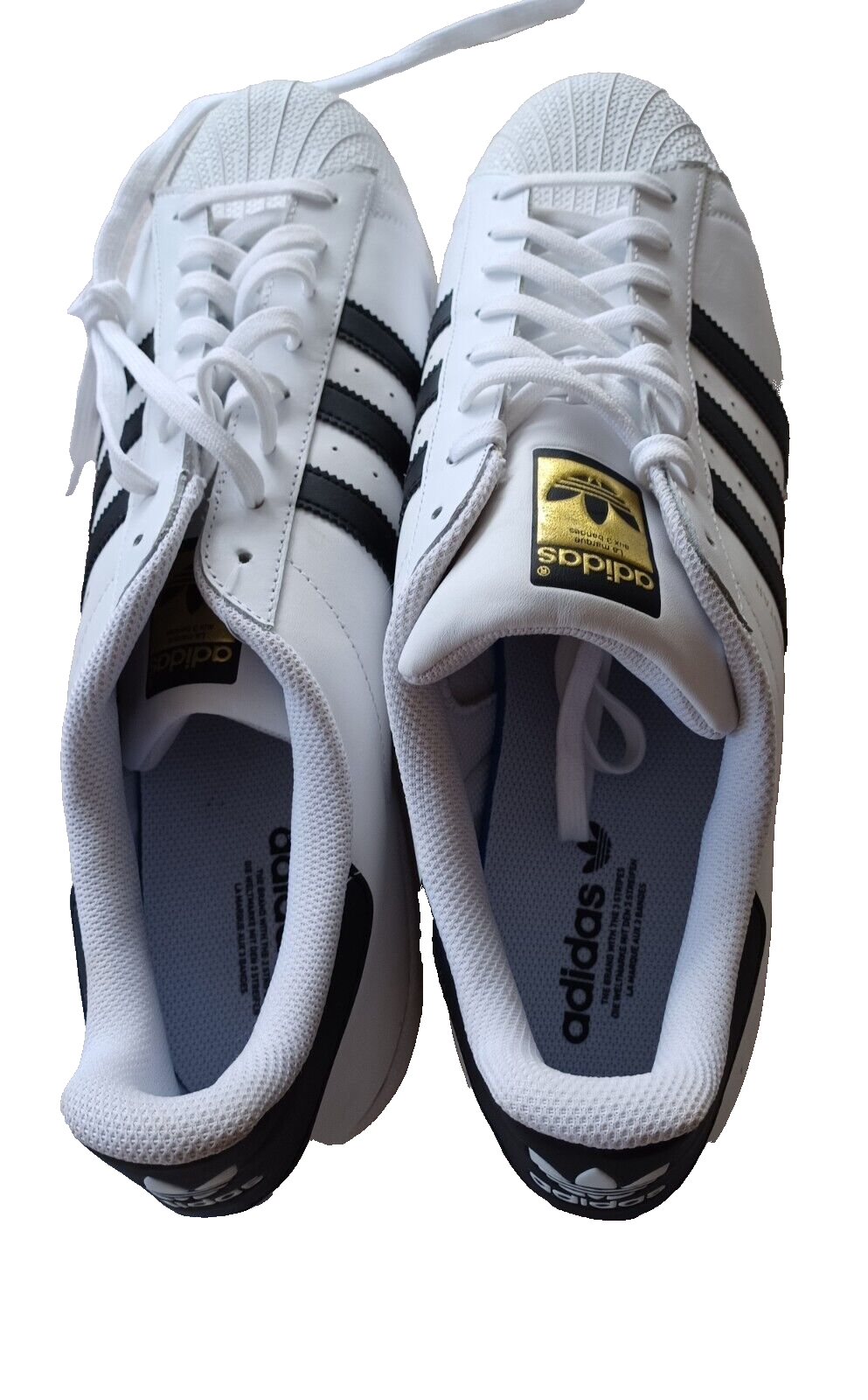 Adidas SUPERSTAR Sneakers Shoes SIZE 19 US UK 18 FR 54.5 JP