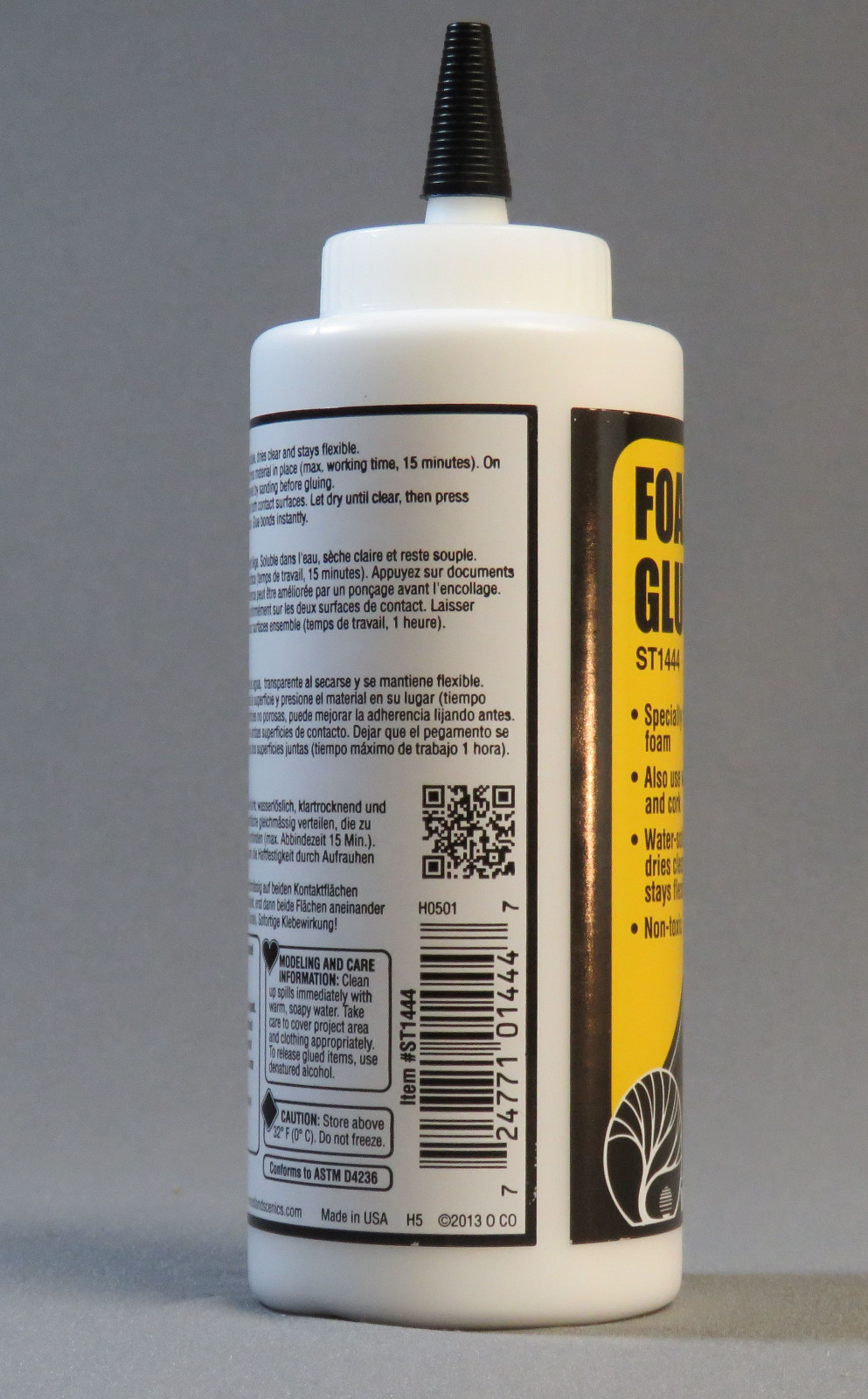 WOODLAND SCENICS FOAM TACK GLUE contact cement adhesive wood cork board WDS1444