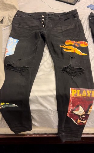 Amiri Playboy Magazine Jeans BLACK | eBay Amiri Playboy Magazine Jeans BLACK | eBay