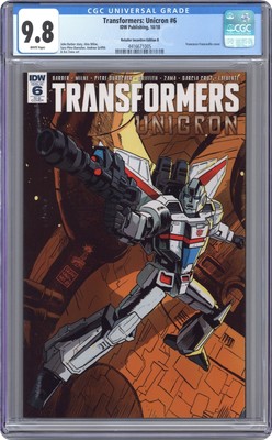 Transformers Unicron #6RIB Francavilla 1:20 Variant CGC 9.8 2018 4416671005