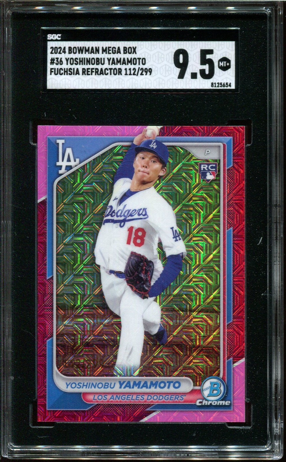 2024 Bowman Mega Box Fuchsia Yoshinobu Yamamoto /299 #36