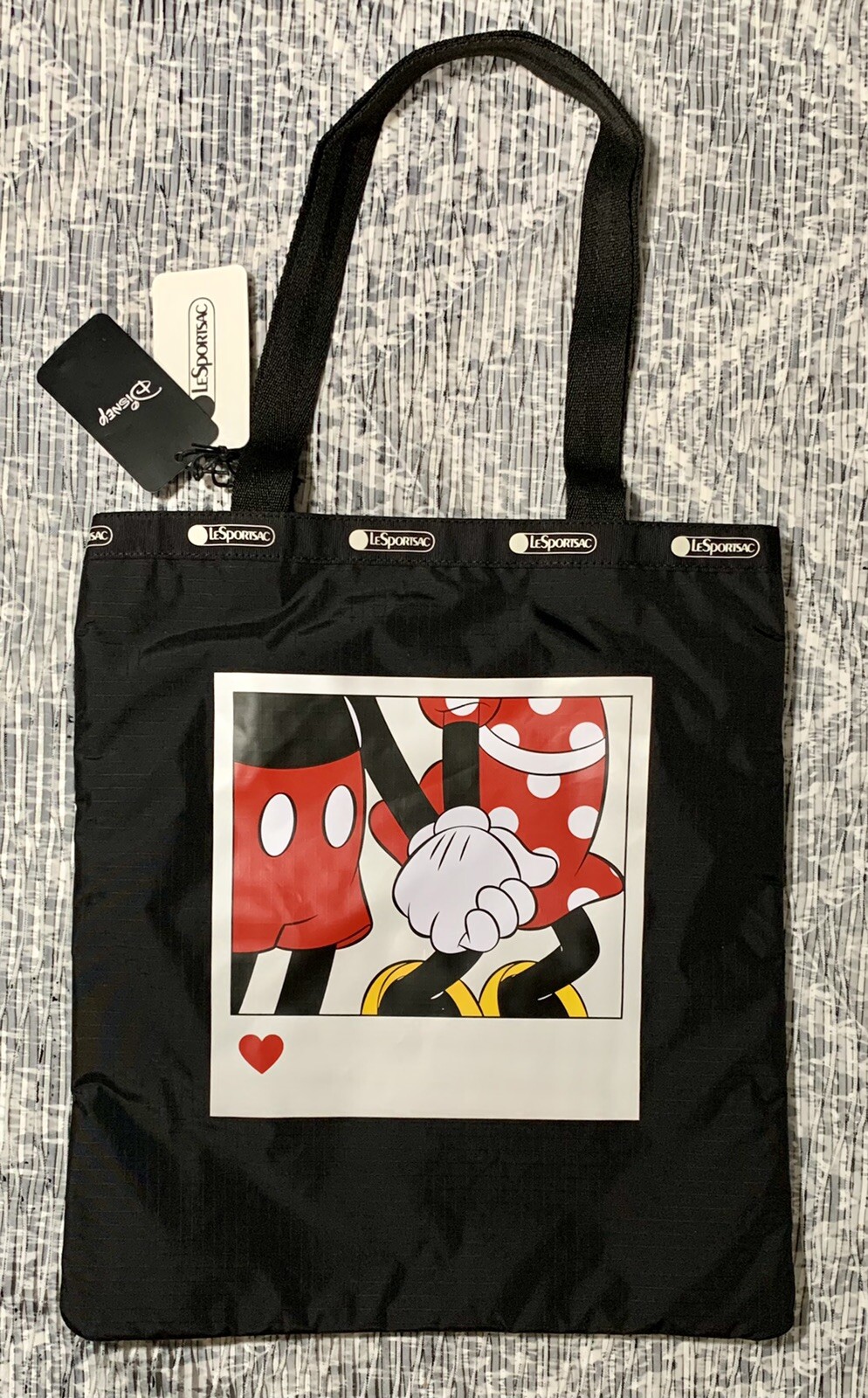 Lesportsac Mickey & Minnie Promenade Disney EMERALD TOTE