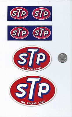 1972 STP VINTAGE 2 THE RACERS EDGE RACING STICKERS DECALS NASCAR NHRA PETTY NOS