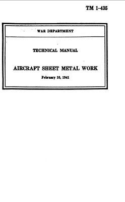 162 pg. 1941 TM 1-41 Aircraft Fabric Work and Application of Finishes on Data CD