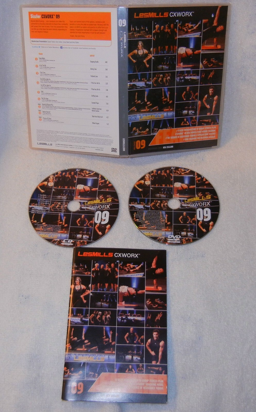Les Mills CXWORX 09 Complete DVD, CD, Case and Notes | eBay