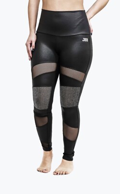 Big Baller Brand/Lady Baller Metallic Black Leggings