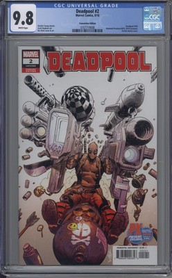Deadpool # 2 CGC 9.8 SDCC 2019 Exclusive