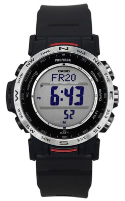 Casio Pro Trek Climber Line Funkuhr Kompass Alarm Timer PRW-35-1A 100M Herrenuhr