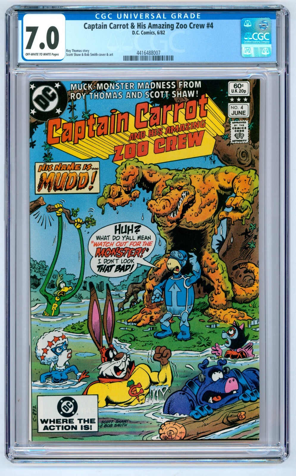 Captain Carrot & His Amazing Zoo Crew #4 CGC 7.0 (1982)